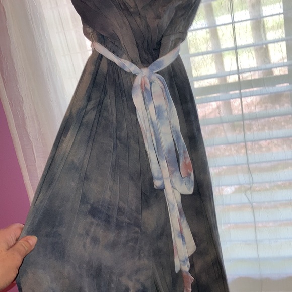 Free People Tie Dye strapless jumpsuit - Picture 3 of 12